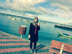 Dalia by the Gaza sea