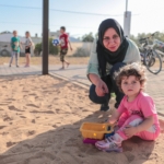 Wafaa with Maryam small