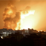 night sky gaza oct 2023